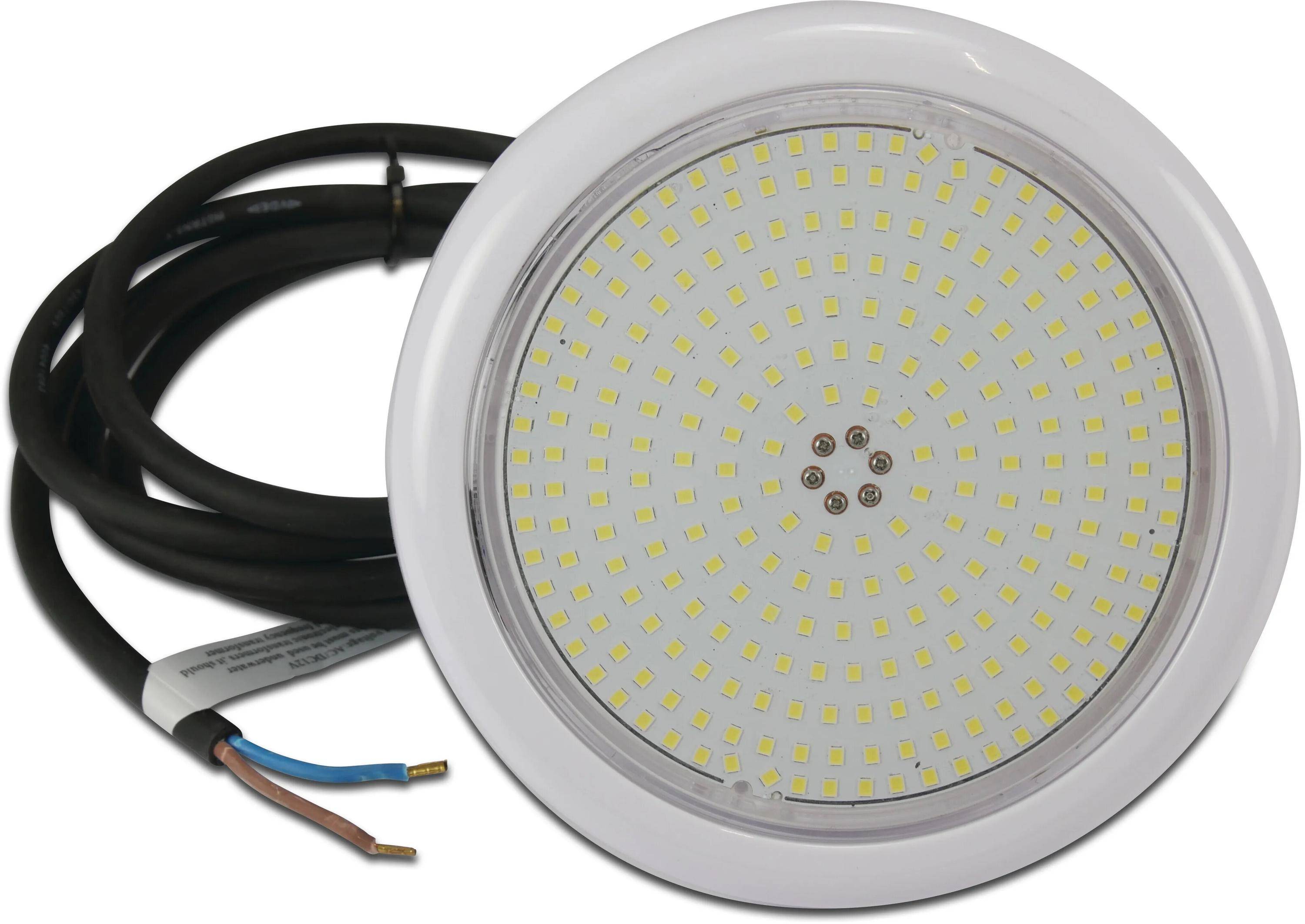Flotide Dimmbare Schwimmbad LED Lampe 1 1/2" fitting Polycarbonat 12VAC Weiß-1