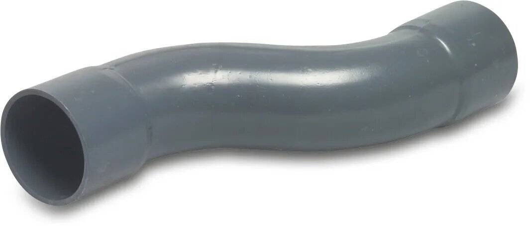 VDL S-Bogen PVC-U 32 mm Klebemuffe 10bar Grau Typ aus Rohr