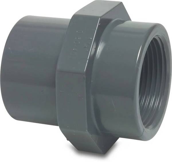 Profec Gewindemuffe PVC-U 75/90 mm x 2 1/2" Klebemuffe/Klebestutzen x Innengewinde 10bar