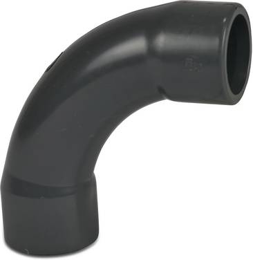 Profec Bogen 90° PVC-U 90 mm Klebemuffe 16bar