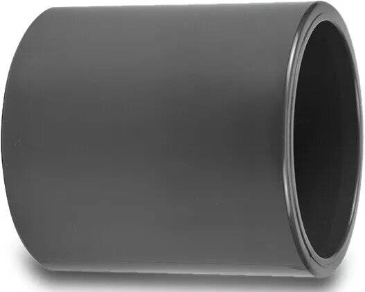 VDL Muffe PVC-U 90 mm Klebemuffe 16bar Grau-0