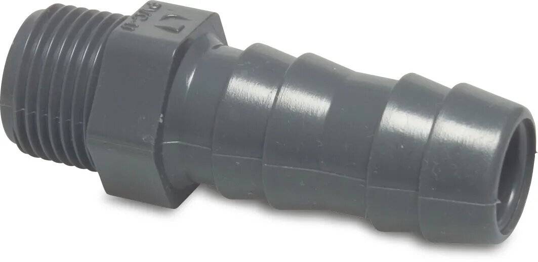 Profec Schlauchtülle PVC-U 1 1/2" x 50 mm Außengewinde x Schlauchtülle 10bar