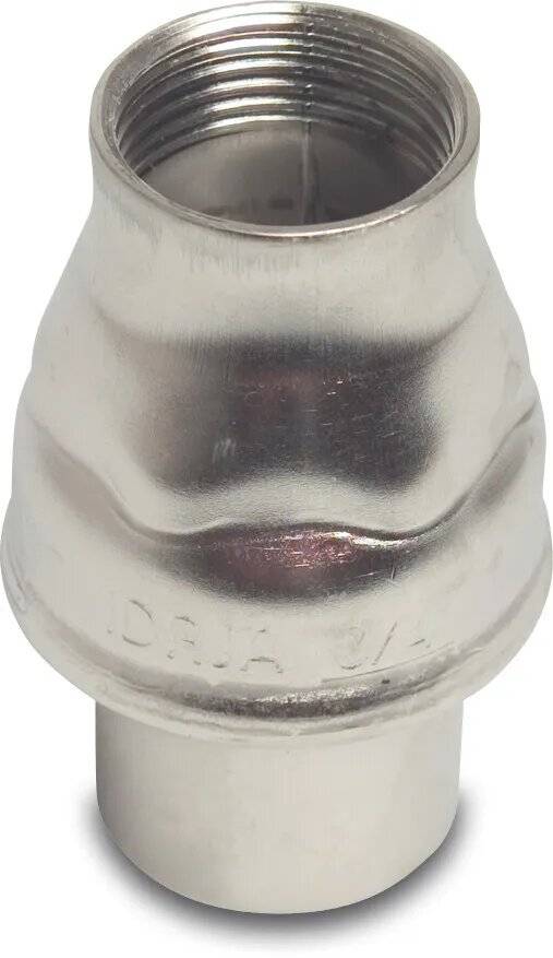 Rückschlagventil Federbelastet Edelstahl 304 1 1/4" Innengewinde 16bar DN32 Typ-0