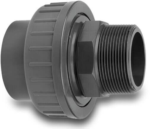 VDL Verschraubung PVC-U 3/4" x 25 mm Außengewinde x Klebemuffe 16bar-1