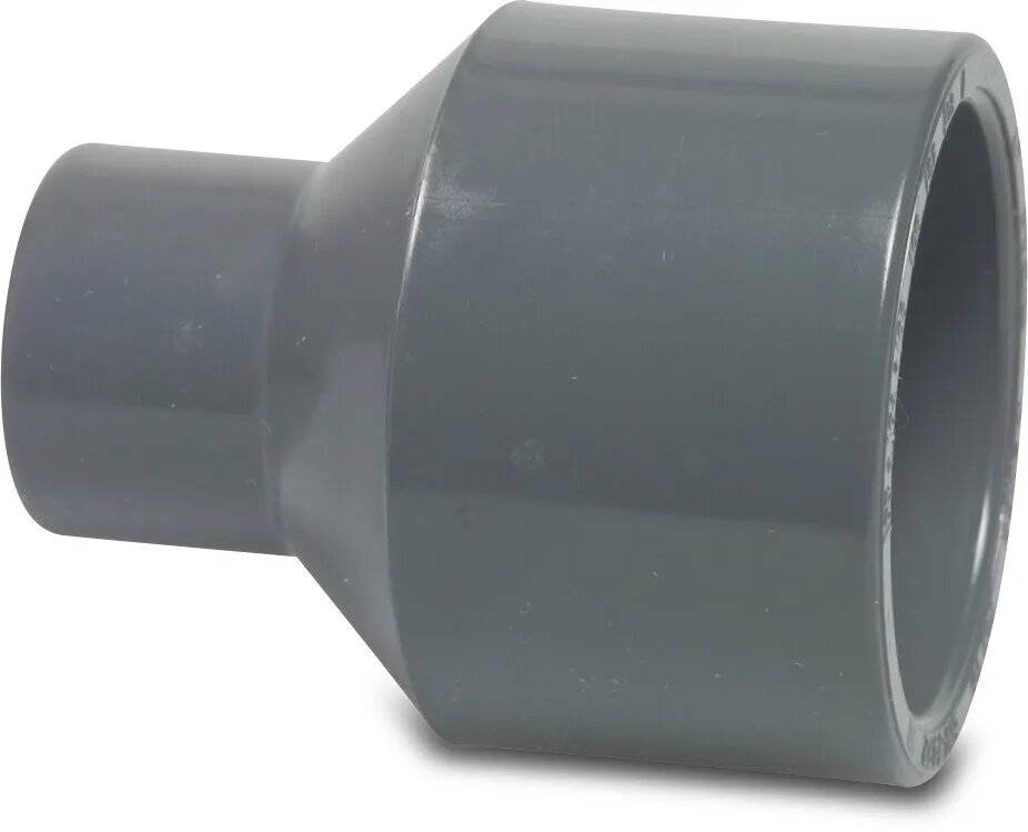 Profec Reduziermuffe PVC-U 75/63 mm x 63 mm Klebestutzen/Klebemuffe x Klebemuffe 16bar