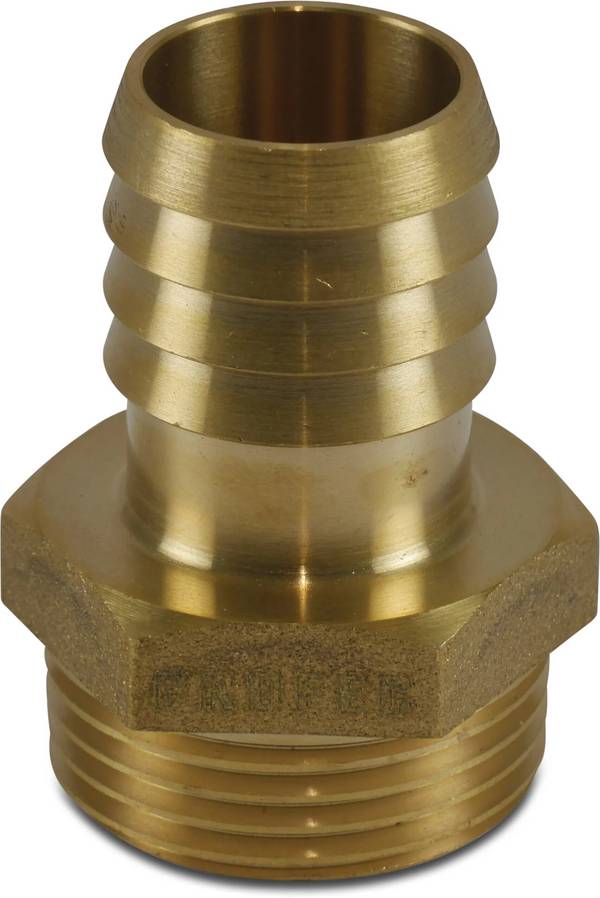 Profec Schlauchtülle Messing 1" x 25 mm Außengewinde x Schlauchtülle