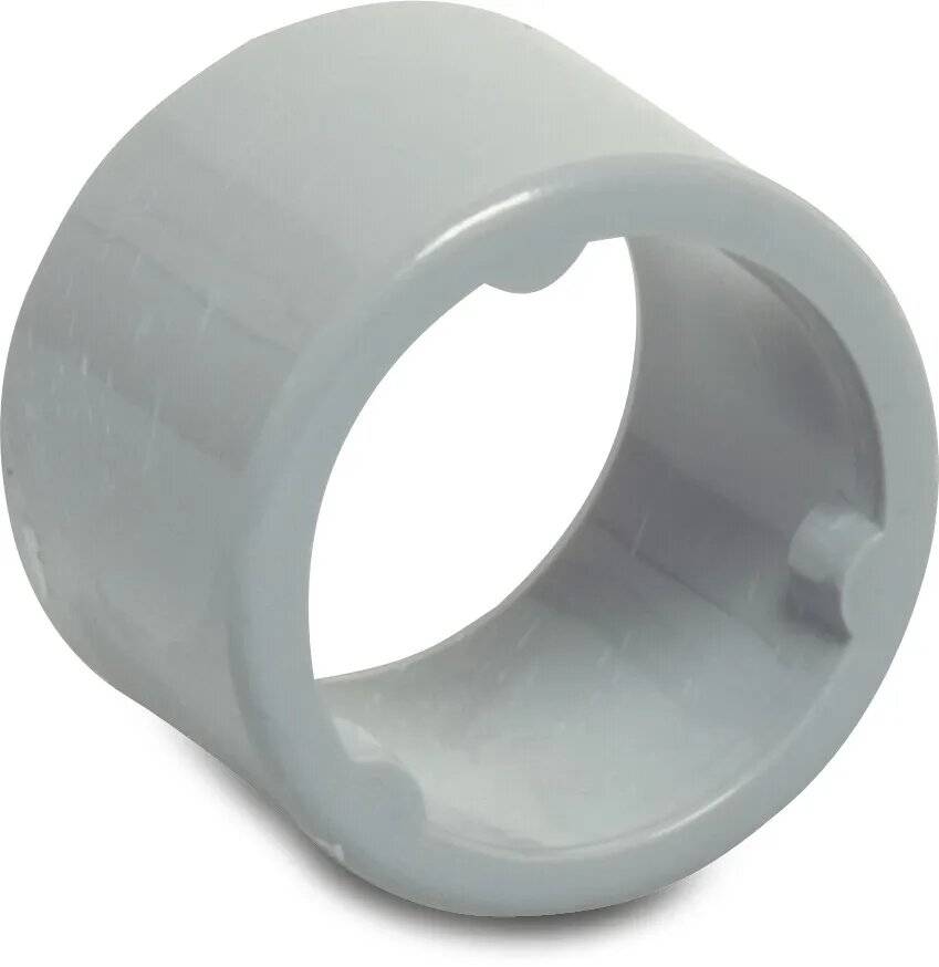 Reduzierstück PVC-U 32 mm x 50 mm Klebemuffe x Stutzen Grau-0