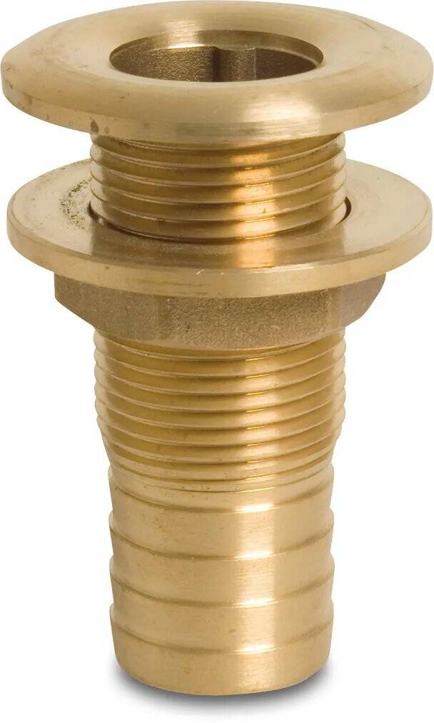 Profec Nr. 1123 Durchführung Messing 30 mm x 1" Schlauchtülle x Außengewinde