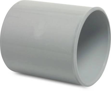 Muffe PVC-U 160 mm Klebemuffe Grau