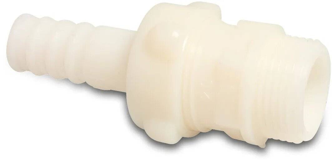 Verschraubung PA (Nylon) 1" x 20 mm Außengewinde x Schlauchtülle 16bar-1