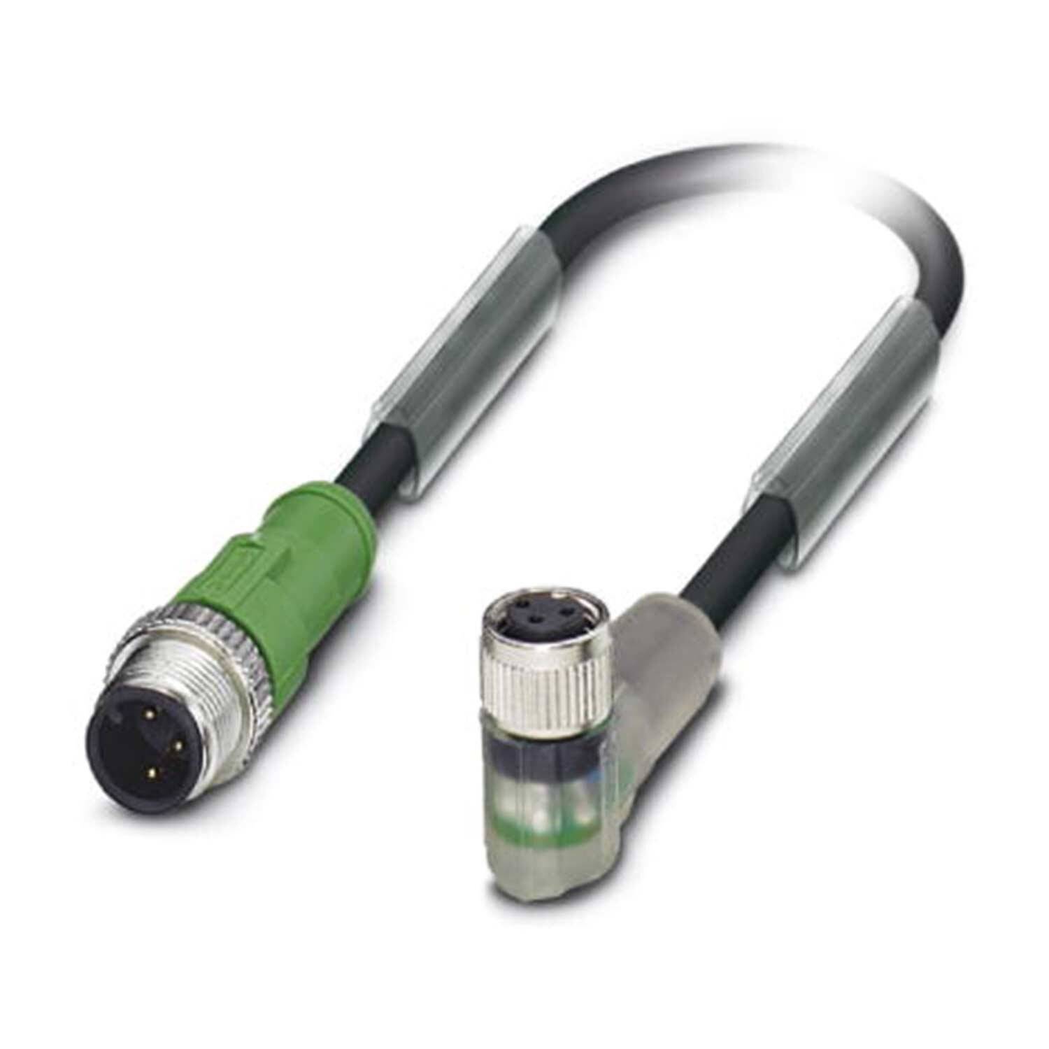 Phoenix Contact M12/M8 Verbindungsleitung mit LED 1xStift/1xBuchse gerade/gewink. 3/3-pol. A-Kodi-0