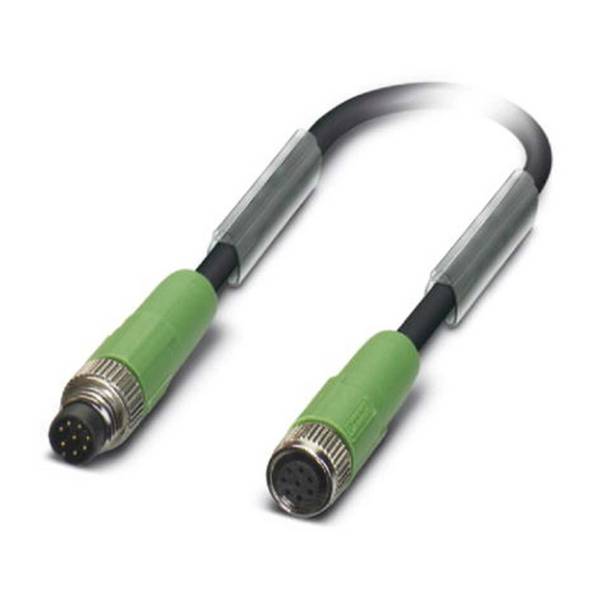 Phoenix Contact M8/M8 Verbindungsleitung 1xStift/1xBuchse gerade 8/8-pol. A-Kodierung, 30V, 1,5A,