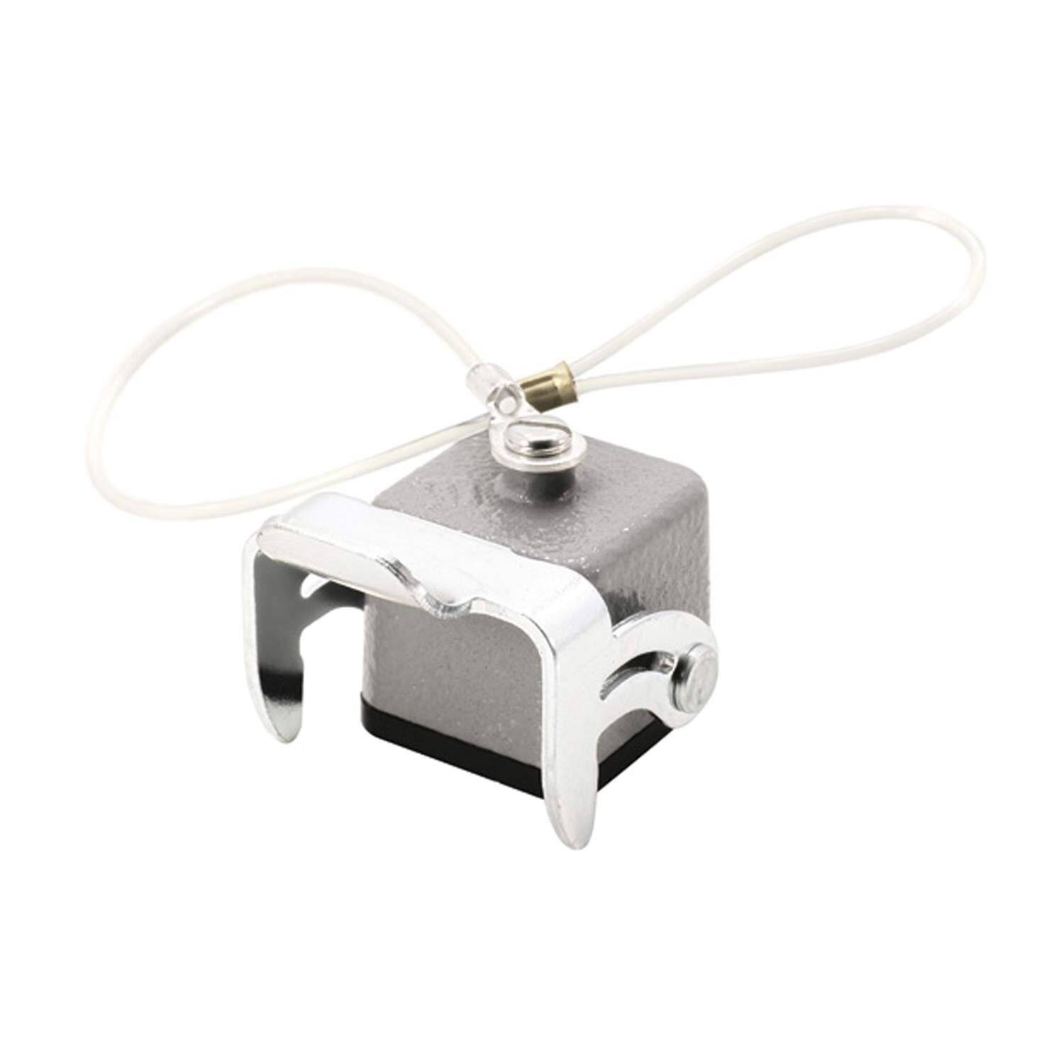HARTING Schutzkappe 3A Metall mit 1 Bügel für Oberteil Verliersicherung mit großer Schlaufe mit m-0