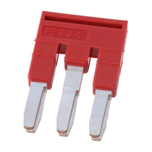 Phoenix Contact Steckbrücke FBS 3-5 Belastungsstrom 24A Farbe rot, Werkstoff Kupfer Cu - 1 Stück
