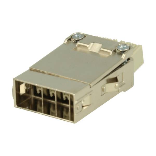 HARTING Han GigaBit Modul Cat.7 + Schirm GND Stifteinsatz (M) Crimpanschluss, 8-polig+S - 1 Stück