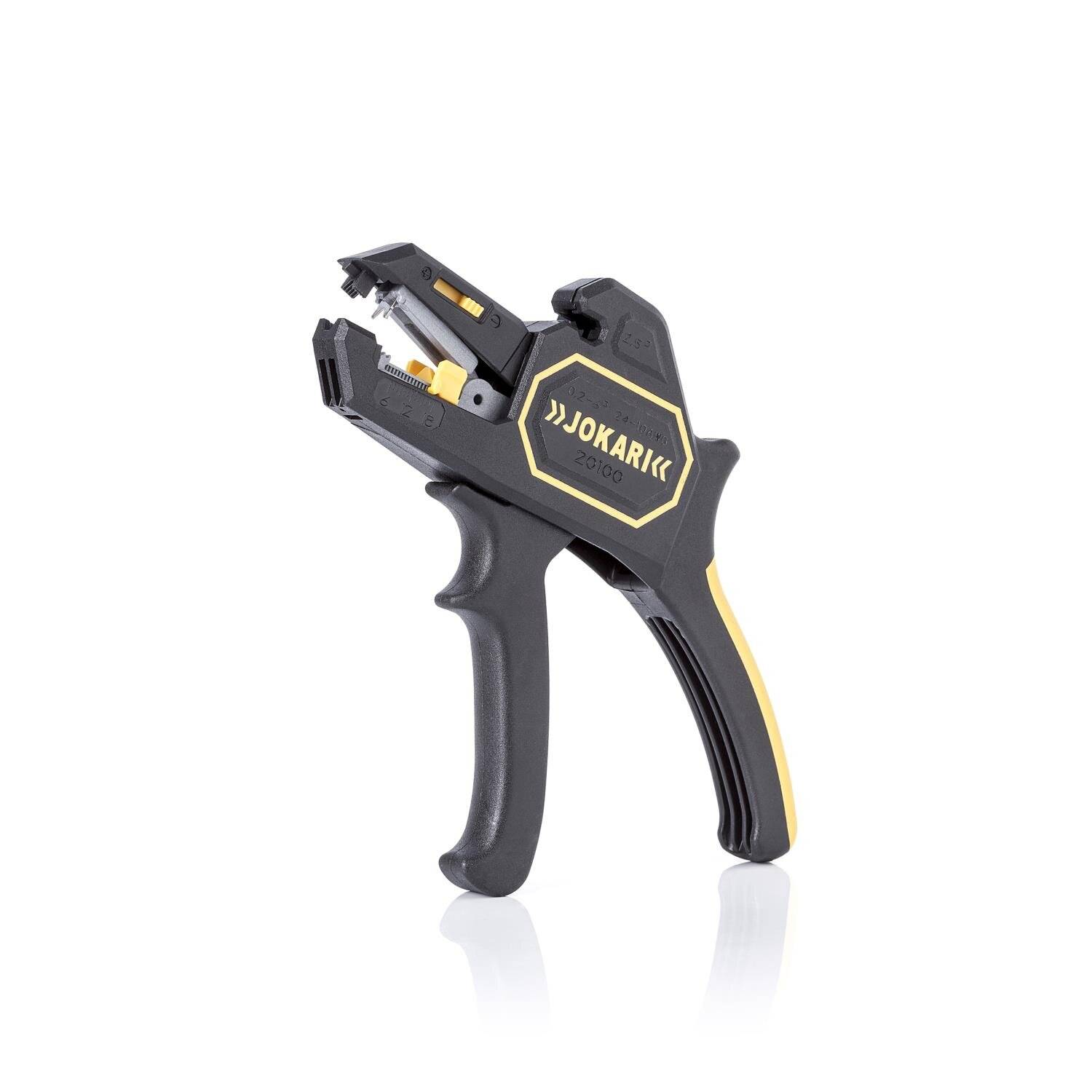 JOKARI Abisolierzange SECURA 2K Querschnitt 0,2mm² - 6mm² AWG24 - AWG10 - 1 Stück-0
