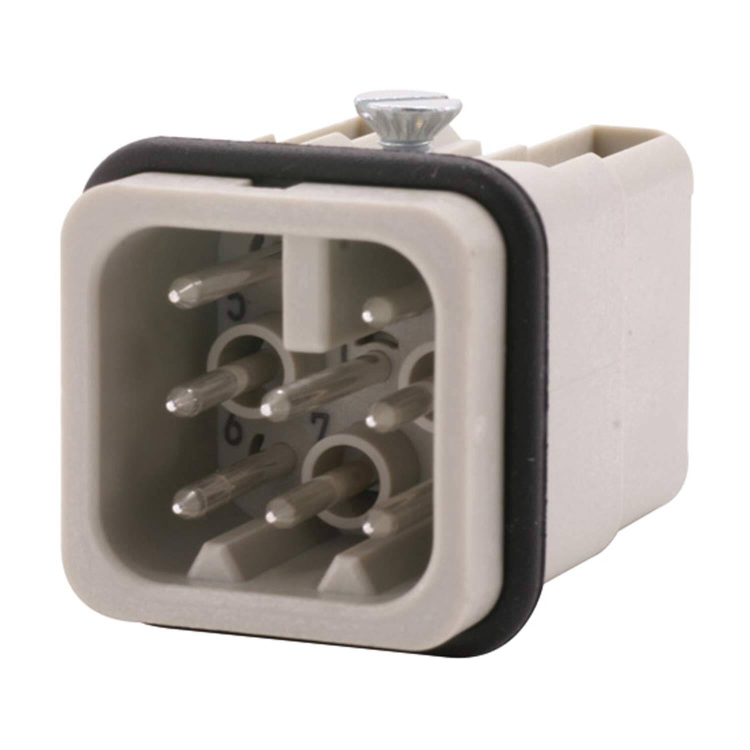 HARTING Han 8D Stifteinsatz M Quick-Lock-Anschluss, 8-polig AC 50V / DC 120V, 10A - 1 Stück