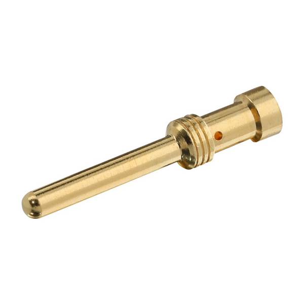 HARTING E-Crimpkontakt Kontaktstift (M) 2,5mm² AWG14 gold, 1 Stück Werkstoff Kupferlegi - 1 Stück