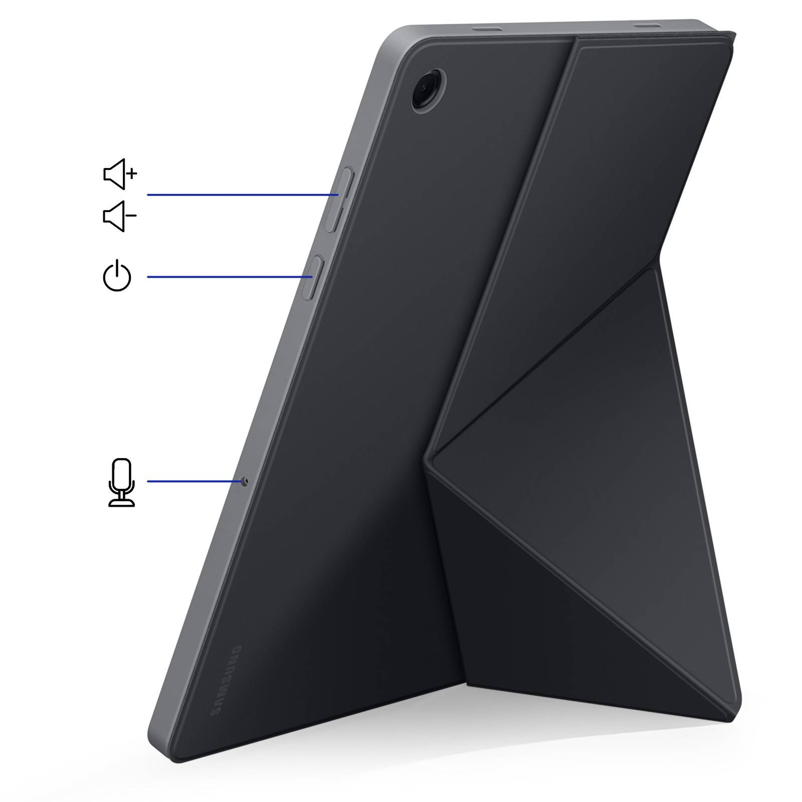 Samsung EF-BX230 Book Cover für Galaxy Tab A11+, schwarz-2