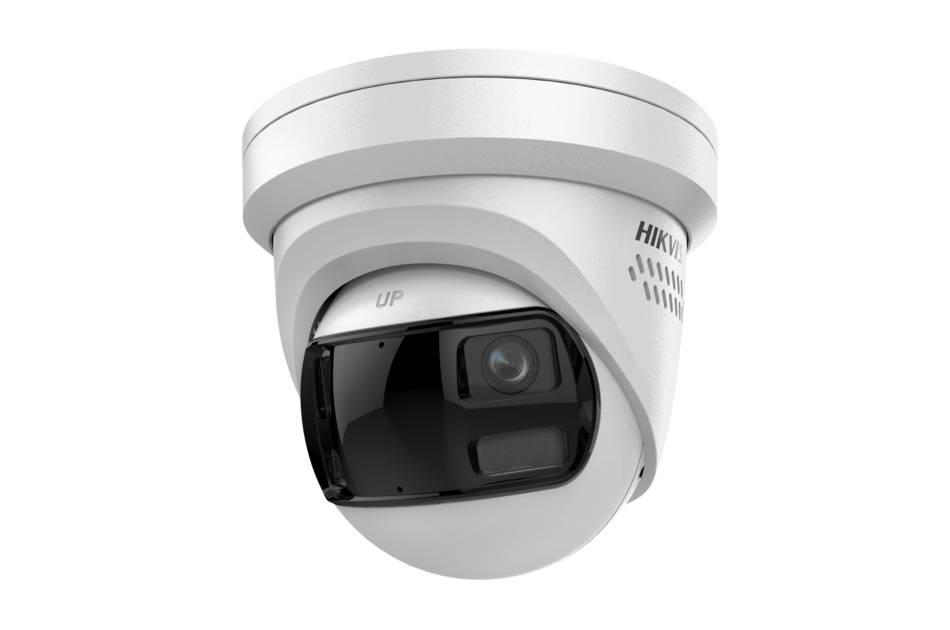 Hikvision DS-2CD2383G2P-LISU/SL(180°)(O-STD), Netzwerk Panorama Turret Kamera, 8MP, 180° Sichtfeld, Mic, IR, Weißlicht,-0