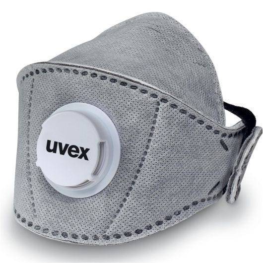 uvex silv-Air premium 5320+ Atemschutzmaske FFP3 NR D, mit Ventil und Aktivkohlefilter, 15 Stück-0