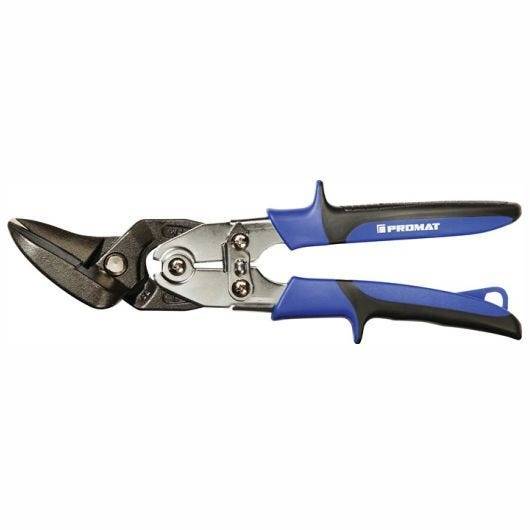 Blechschere rechts, max. 1,5 mm, Länge 260 mm, aus Qualitätsstahl, Griffe mit PVC-Überzug-0