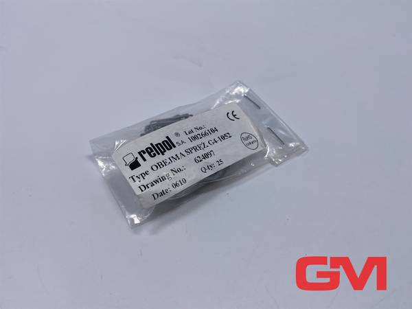 Relpol VE 25x Relpol Federklemme G4-1052 spring clip 624097 für GZT2 GZT4 GZM2 GZM4 VE 25x Relpol Federklemme G4-1052 sp