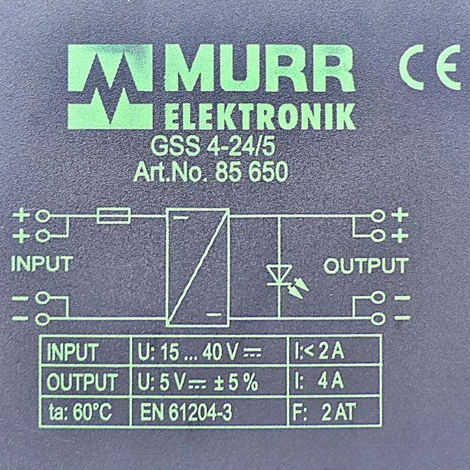 Murrelektronik Wandler GSS DC/DC (85 650)-1
