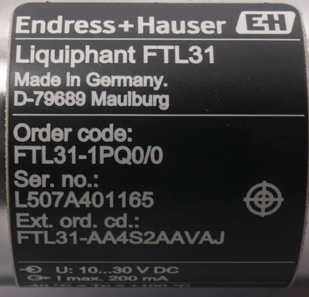 Endress+Hauser Endress + Hauser Liquiphant FTL31 Vibronik Grenzstanddetektion | FTL31-1PQ0/0 Endress + Hauser Liquiphant-2