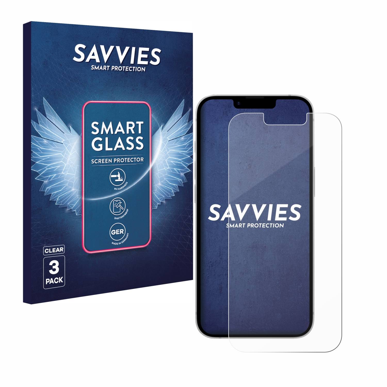 Savvies Smart Glass 3x Flexible Panzer Schutz Glas Folie für Apple iPhone 16e / 17e-4