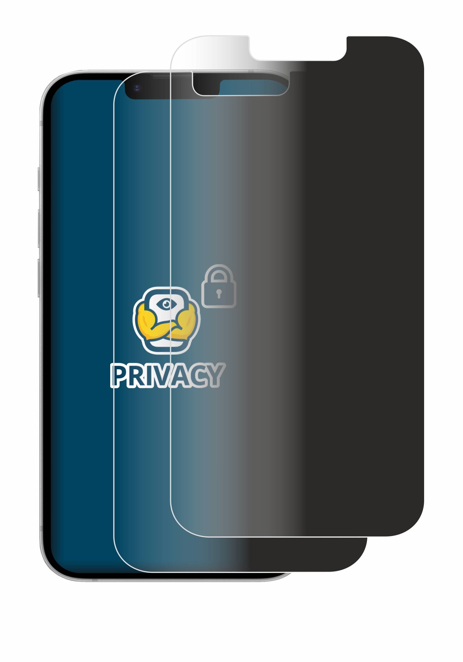 2x BROTECT Blickschutzfolie für Apple iPhone 17e Anti-Spy Privacy Blaulichtschutz Sichtschutzfolie-3
