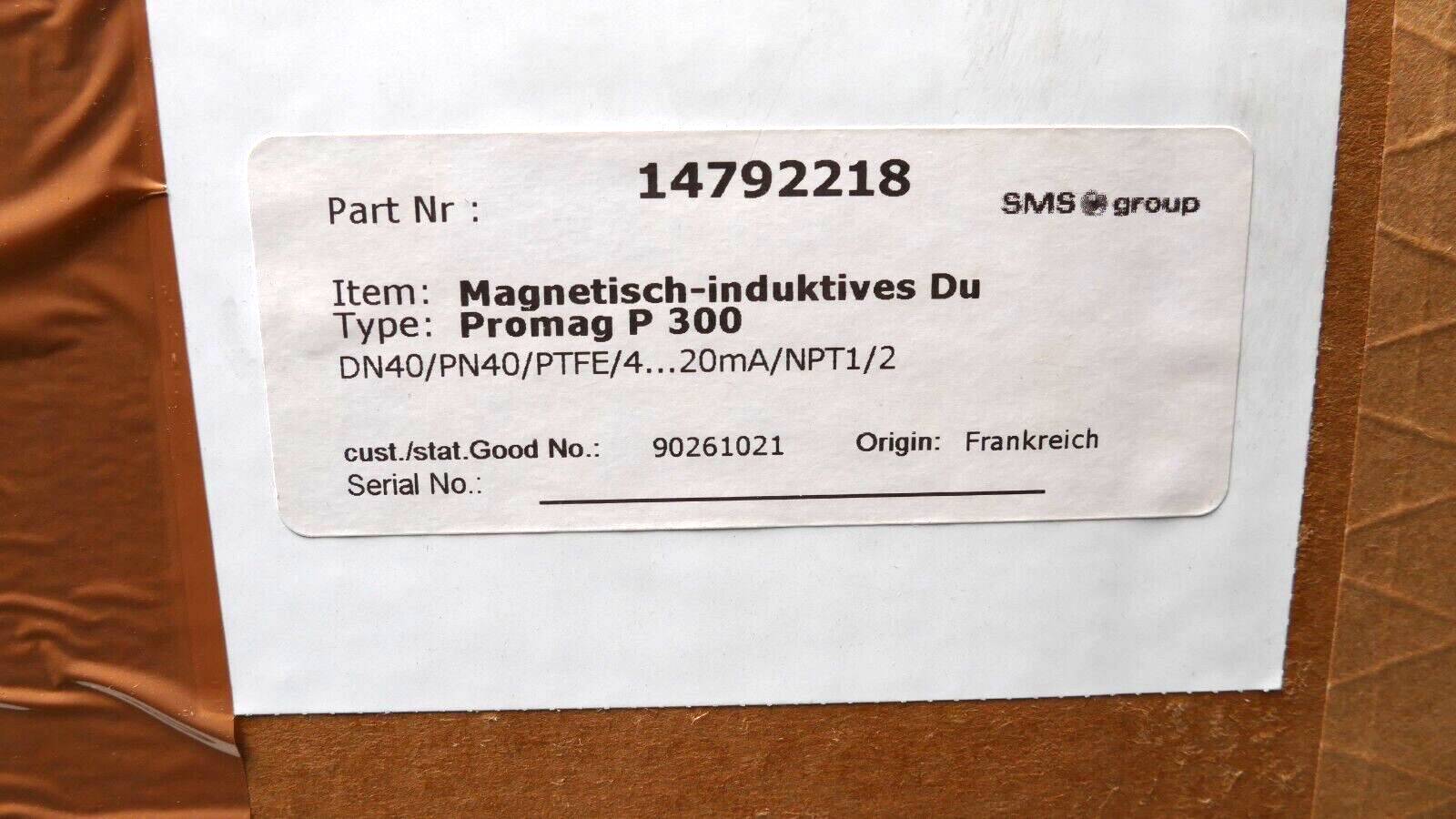 Endress+Hauser Endress+Hauser Promag P 300 Durchflussmesser Promag W 400 | 5W4C80-FE30/139 Endress+Hauser Promag P 300 D-3