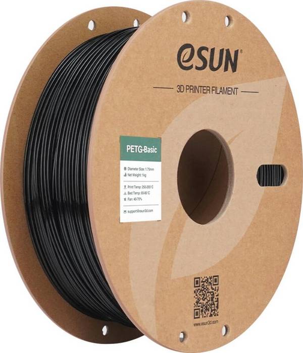 eSUN PETG-Basic Black, 1,75 mm / 1000 g