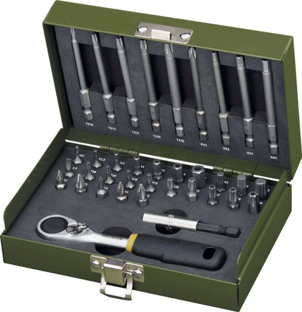 Proxxon 23109 Feinmechanikersatz 1/4" 36-teilig-3