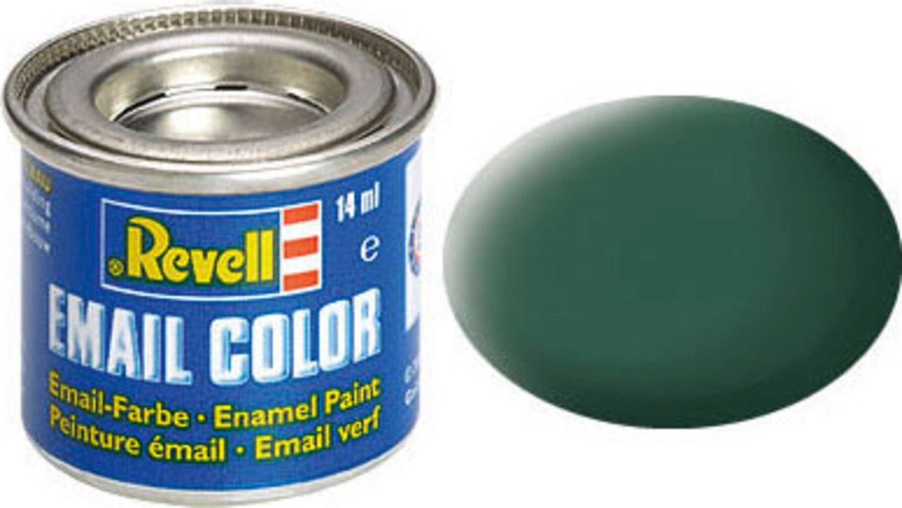 Revell Email Color dunkelgrün, matt, 14 ml-0