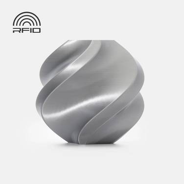 Bambu Lab PLA Silk+ Silver, Spule (1.000 g)