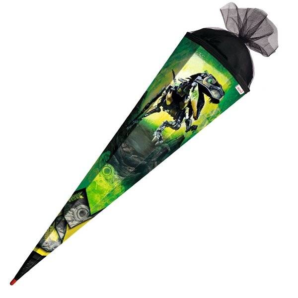 Schultüte Robo-Rex - sechseckig 85 cm