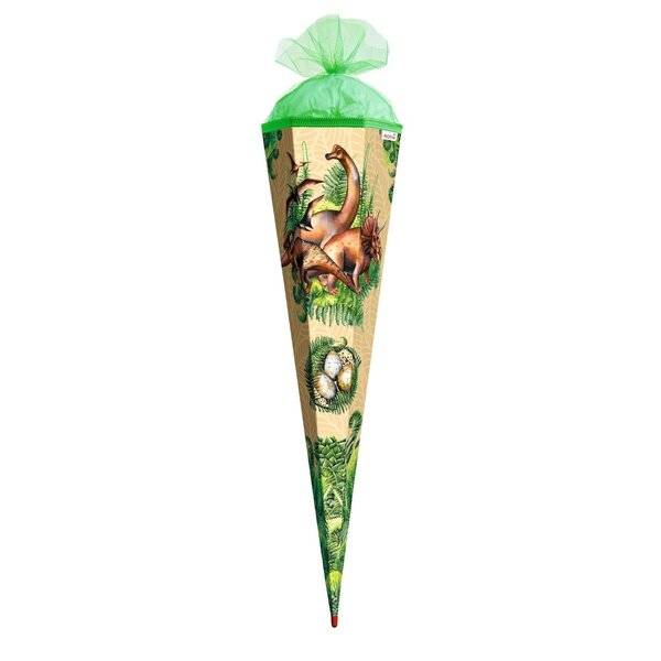 Schultüte Veganosaurus - sechseckig 85 cm-1