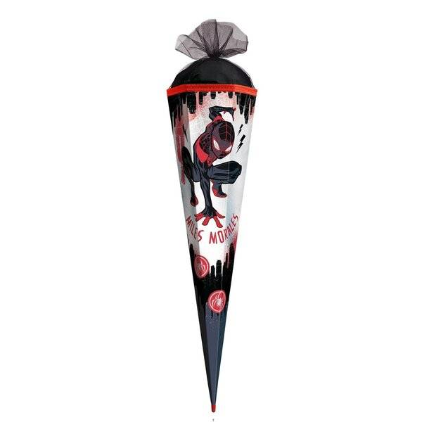 Schultüte Spider-Man (Miles Morales) - sechseckig 85 cm-1