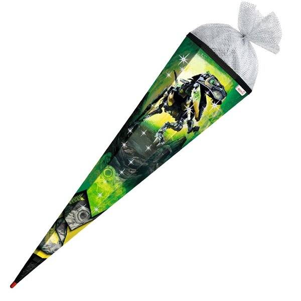 Schultüte Robo-Rex - sechseckig 85 cm-0