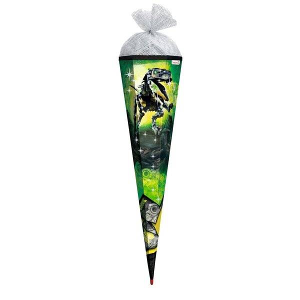 Schultüte Robo-Rex - sechseckig 85 cm-1