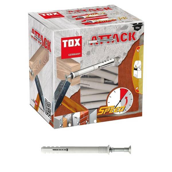 Tox-Dübel-Technik ATTACK Nageldübel 6 x 35 mm 50 St.x 35 mm - 50 pcs