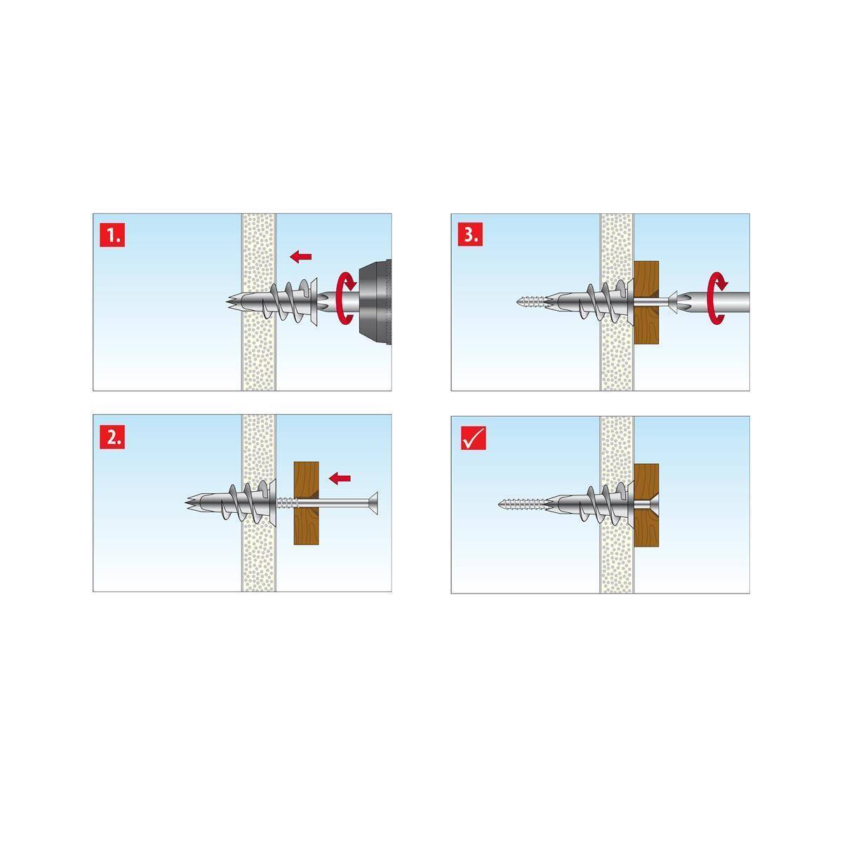 TOX Gipskartondübel Spiral Plus 37 o. Schr. - Artikel: 4049563016345-2