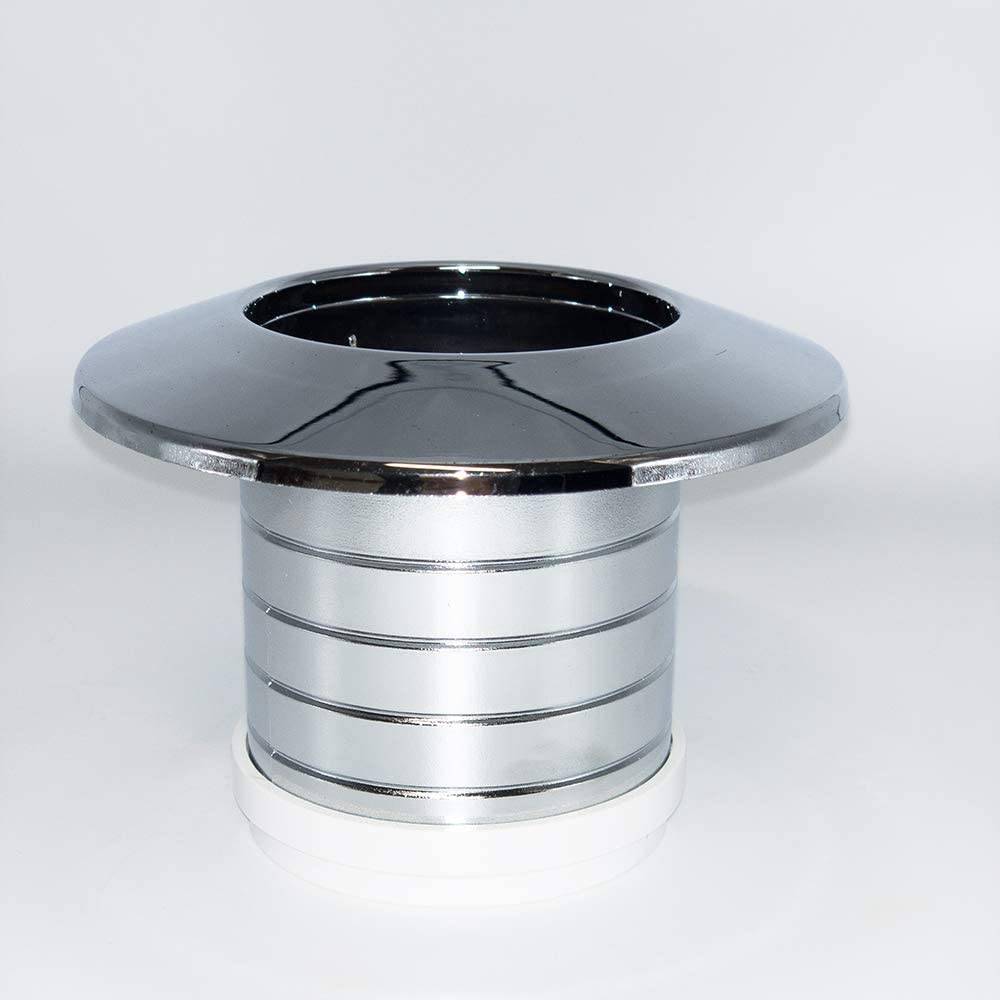 Wasserzähler-Schubrosette chrom Unterputz Ø120 mm, Manschette 75 mm-0
