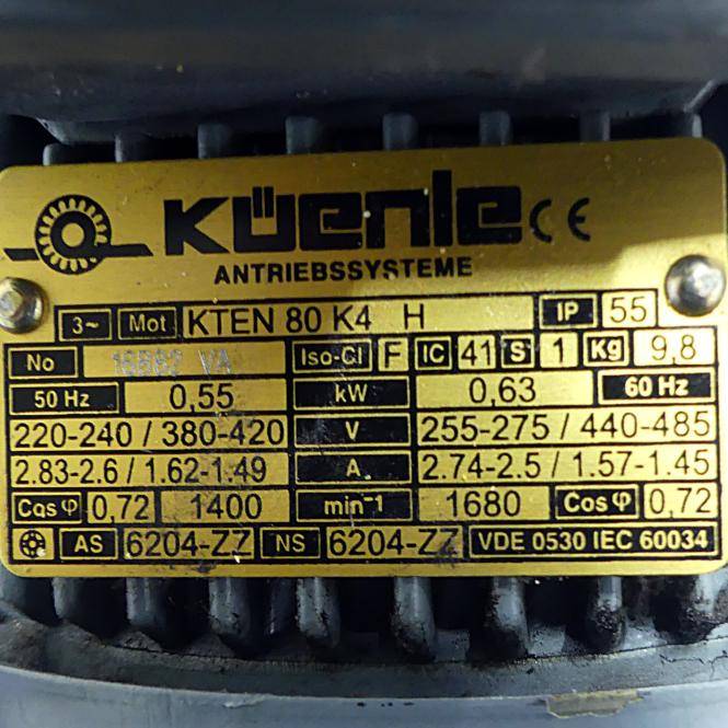 Küenle Drehstrommotor (KTEN 80 K4 H)-1