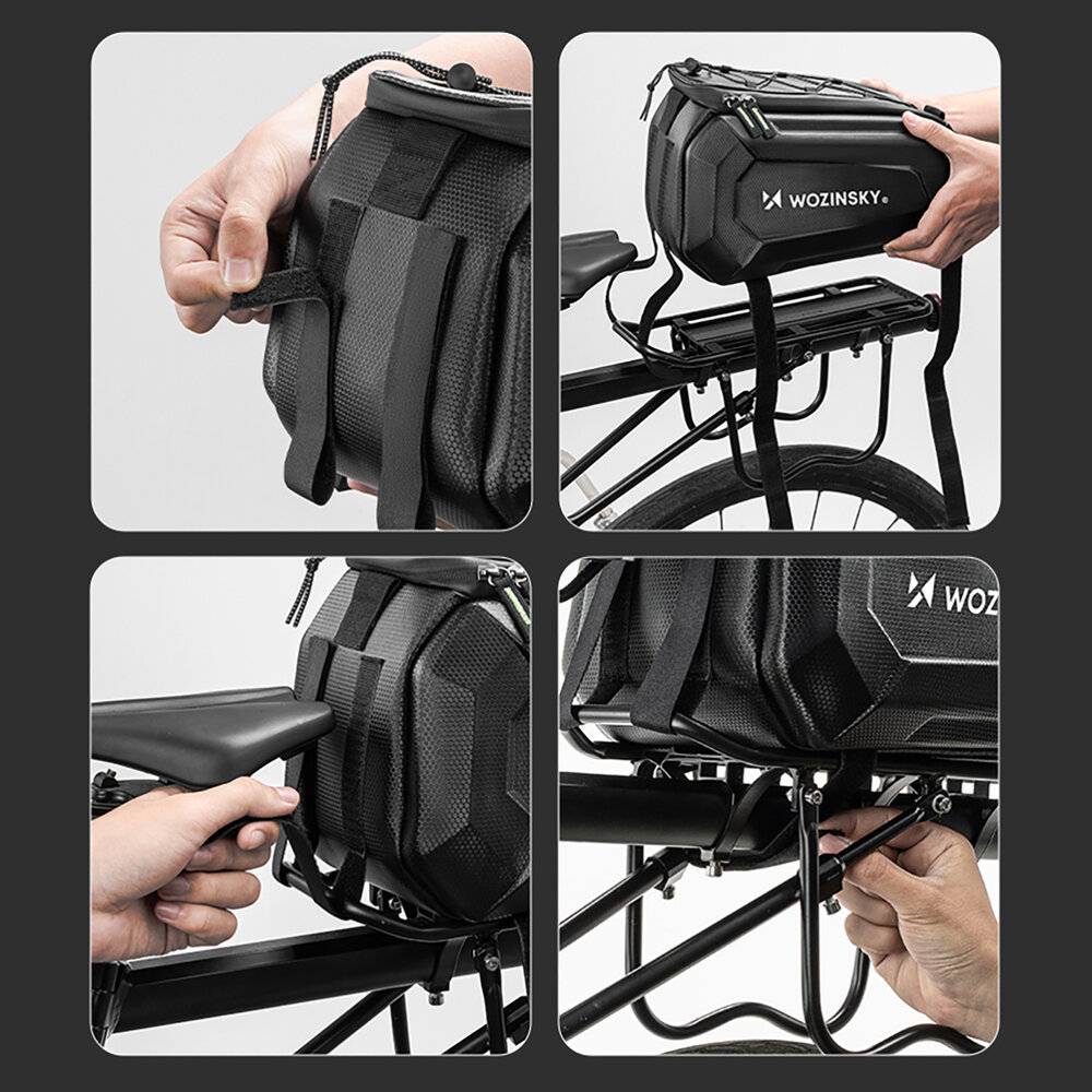 Wozinsky WSR-01B Fahrradtasche für Kofferraum 9l - Schwarz-1