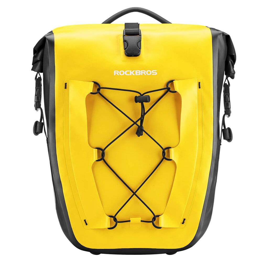 Rockbros 30140022005 Wasserdichte Fahrradtasche 25-32L - Gelb-0