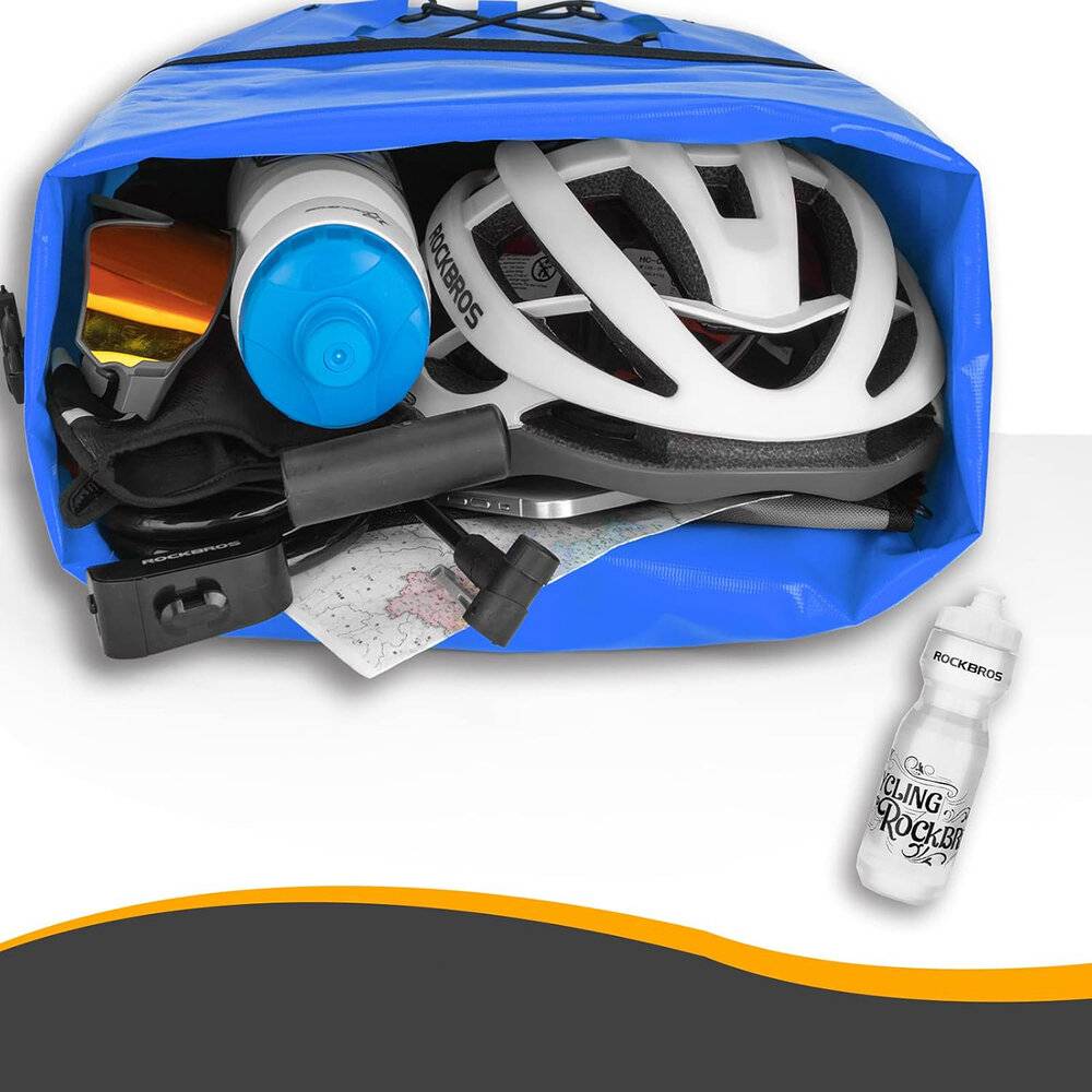 Rockbros 30140022004 Wasserdichte Fahrradtasche 25-32L - Blau-5