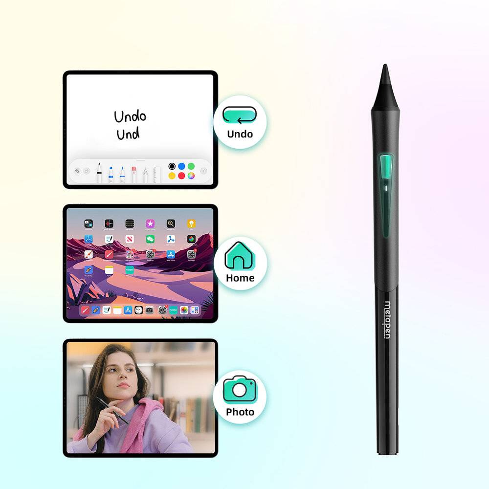 Metapen Pencil D1 Stylus für iPad – Schwarz-3
