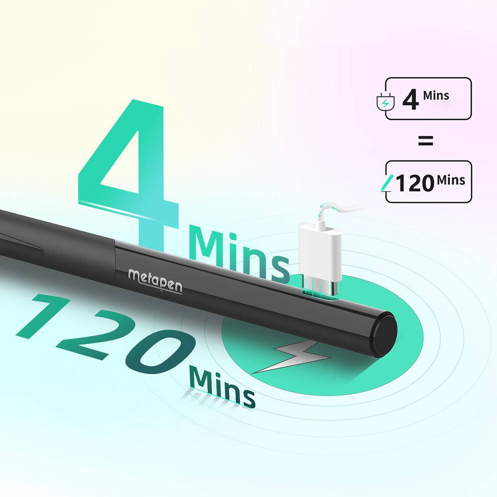 Symbolbild für Metapen Pencil D1 Stylus für iPad – Schwarz